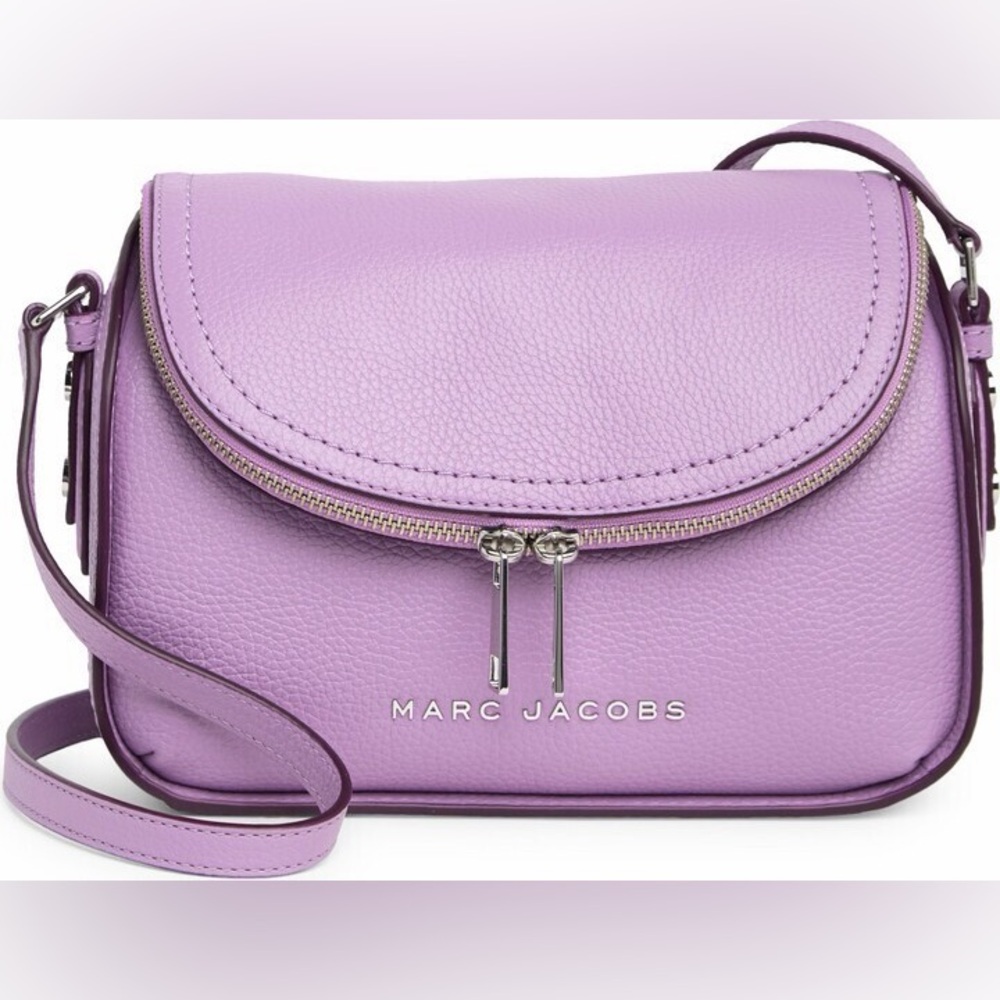 NEW Vintage Marc Jacobs The Groove Leather Mini Messenger Bag in Regal Orchid